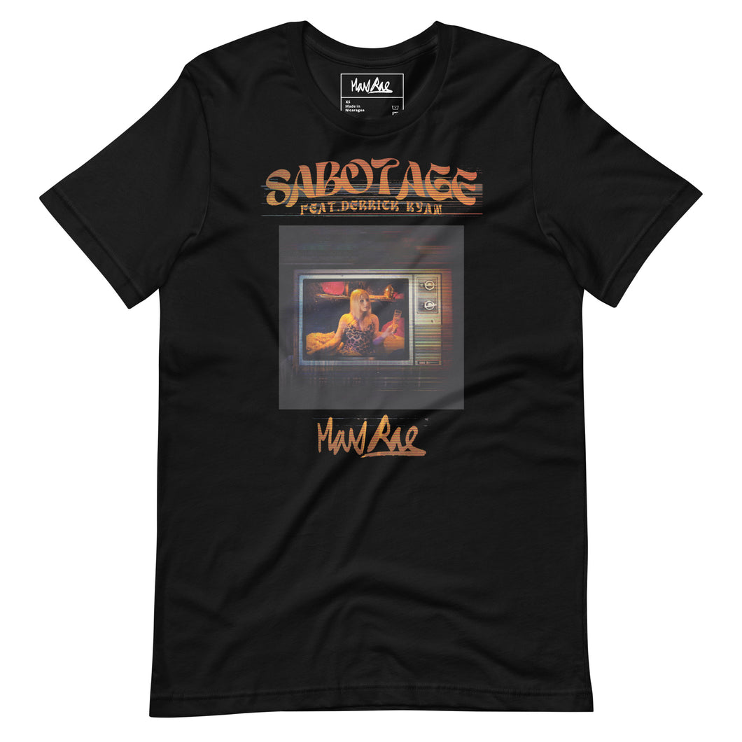 Sabotage Static Cover Unisex t-shirt