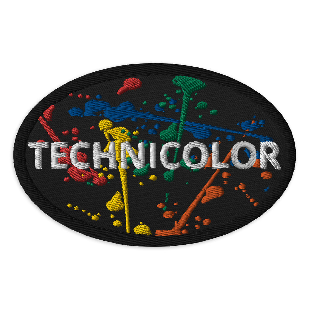 Technicolor Embroidered patches