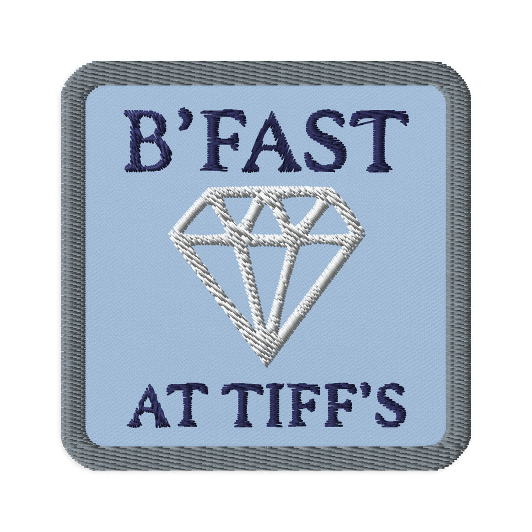 Bfast At Tiff's Embroidered patches