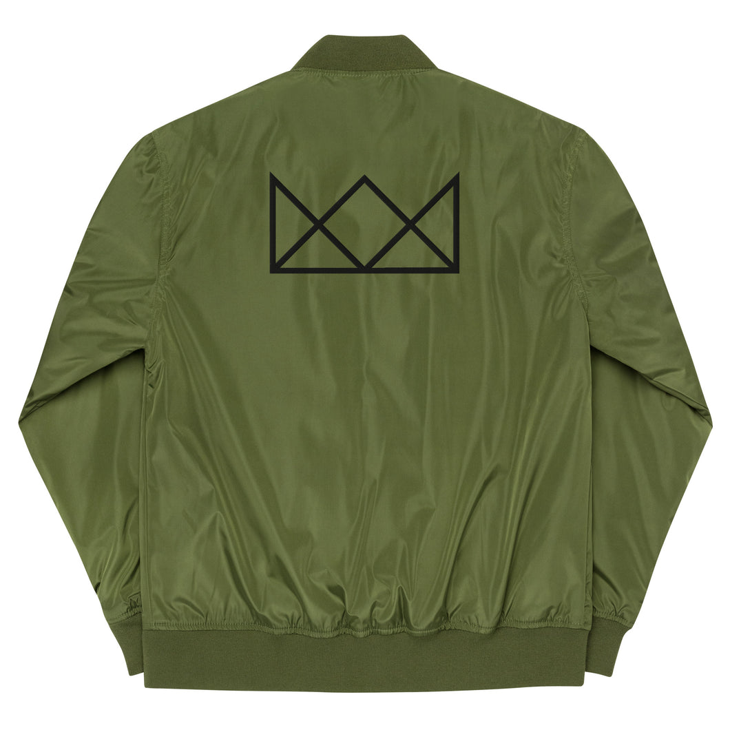 Logo/Branch Premium recycled bomber jacket